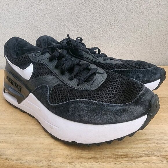 Nike Air Max SYSTM Shoes DM9537-001 Black/White/Wolf Grey Men's Size 8 - Picture 8 of 11